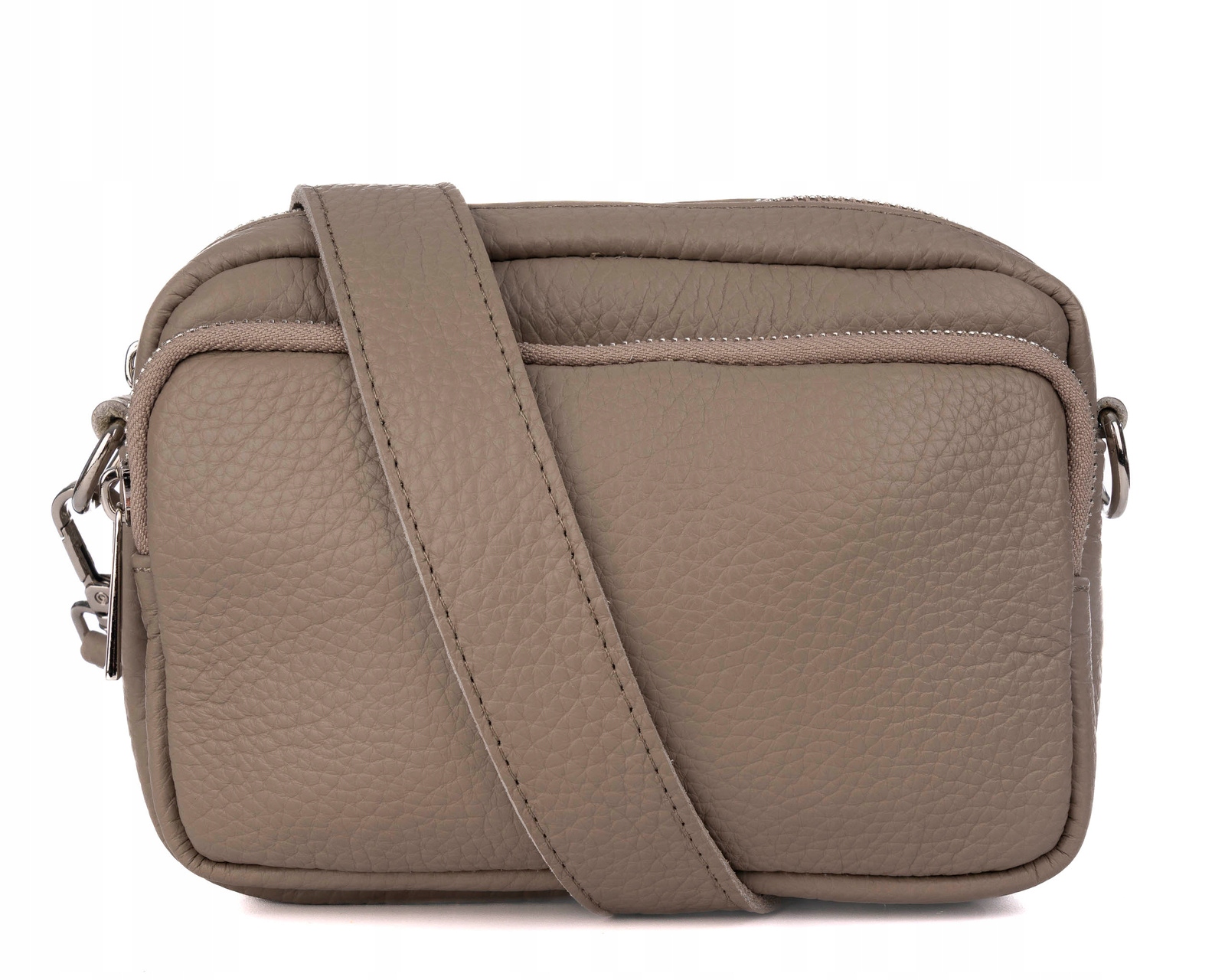 Torebka damska ze skóry naturalnej lisztonoszka skórzana crossbody mała