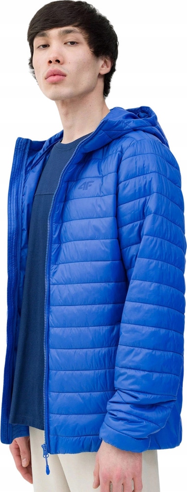 Pánská Péřová Bunda 4F Modrá, velikost 2XL