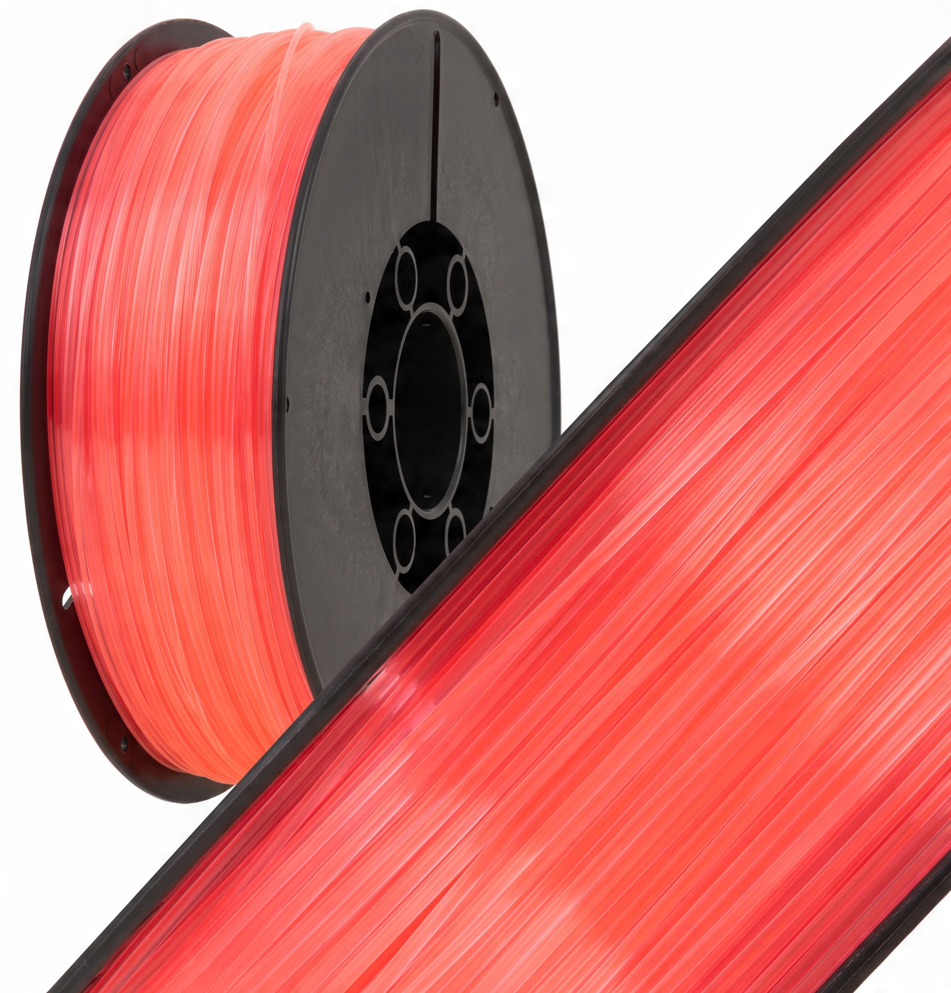 

Filament Pla 1,75 mm 1kg Plastspaw Crystal Różowy