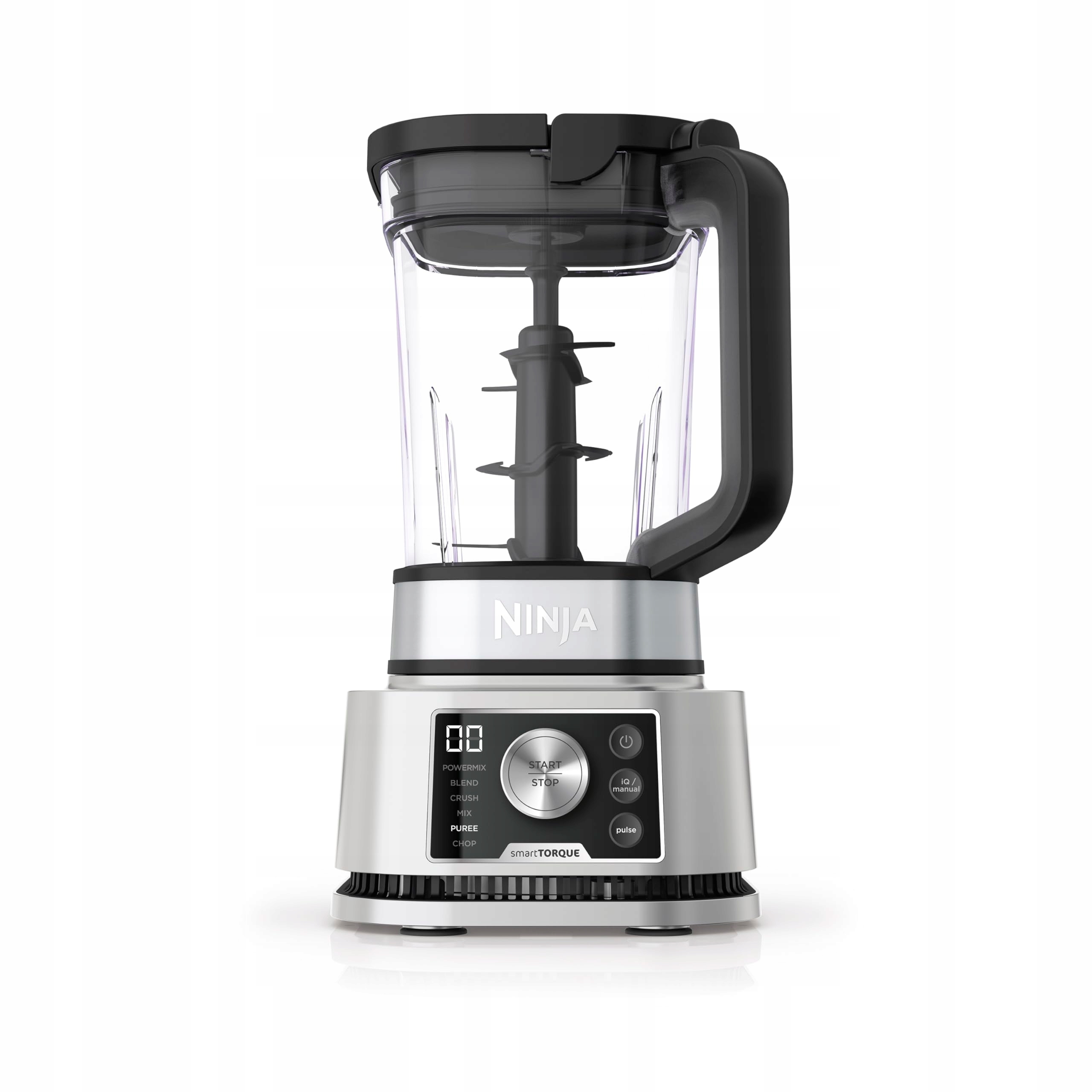 NINJA Foodi Power Nutri Mixer 3w1 Smoothie Grube Koktajle 1200W Srebrny — miniatura 4