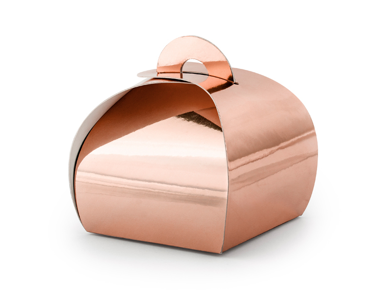 

Pudełka na podziękowanie dla gości Rose Gold 10szt
