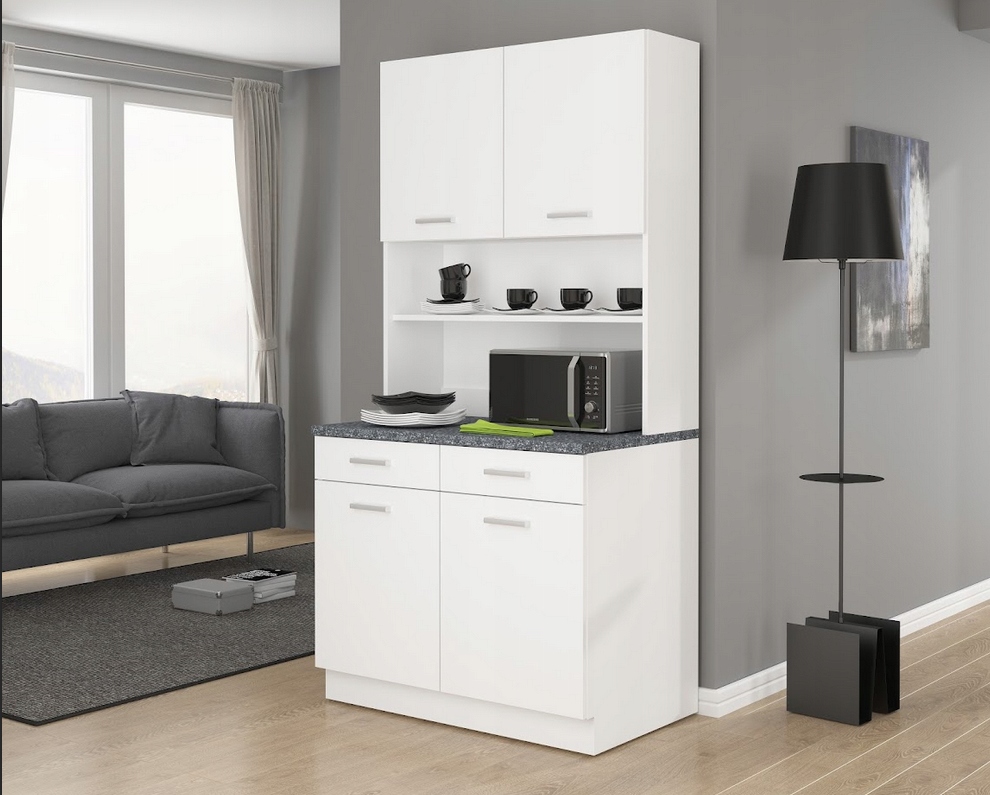 Kredens Maria biały +biały 100cm