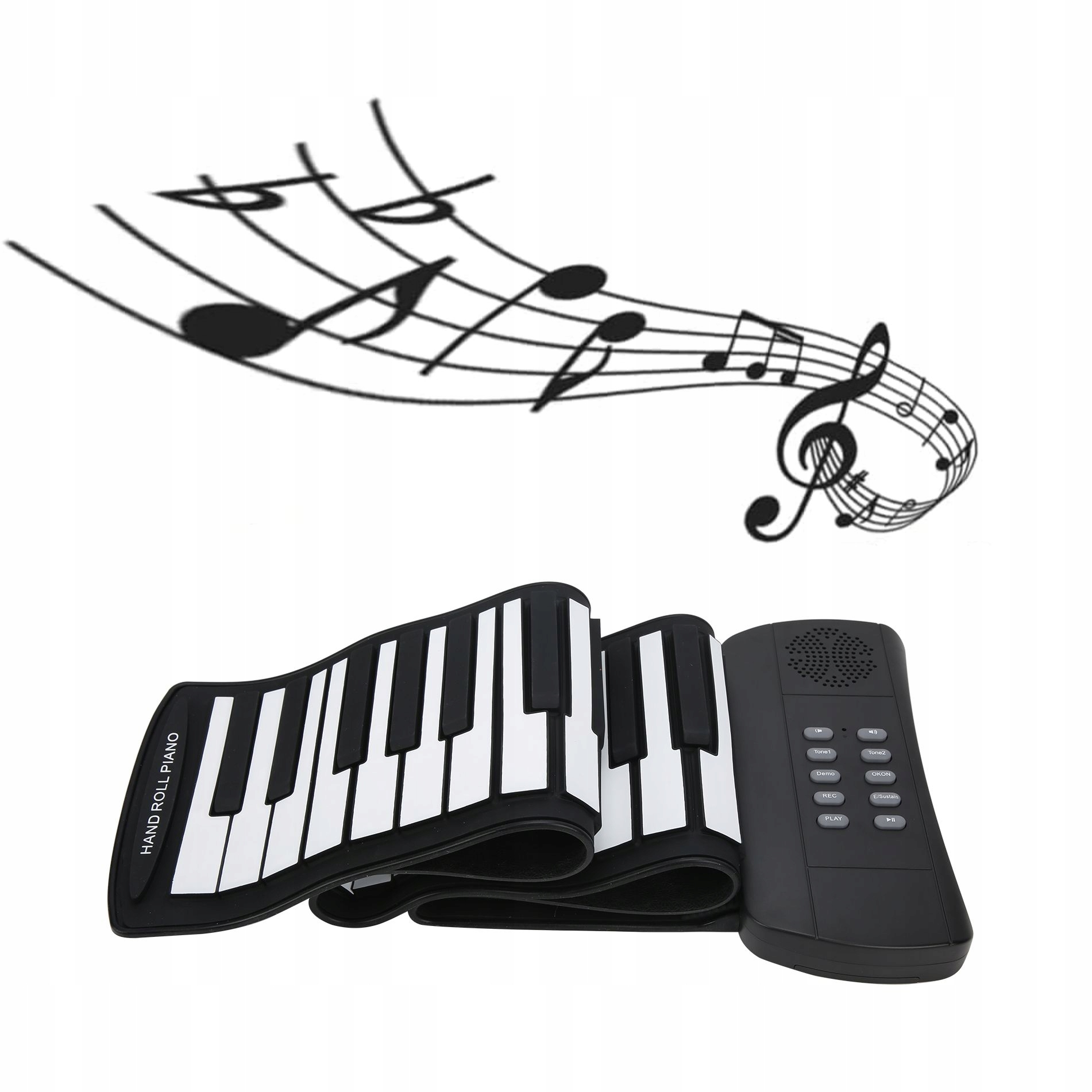 Přenosný 61 Klávesový Rolovací Klavír