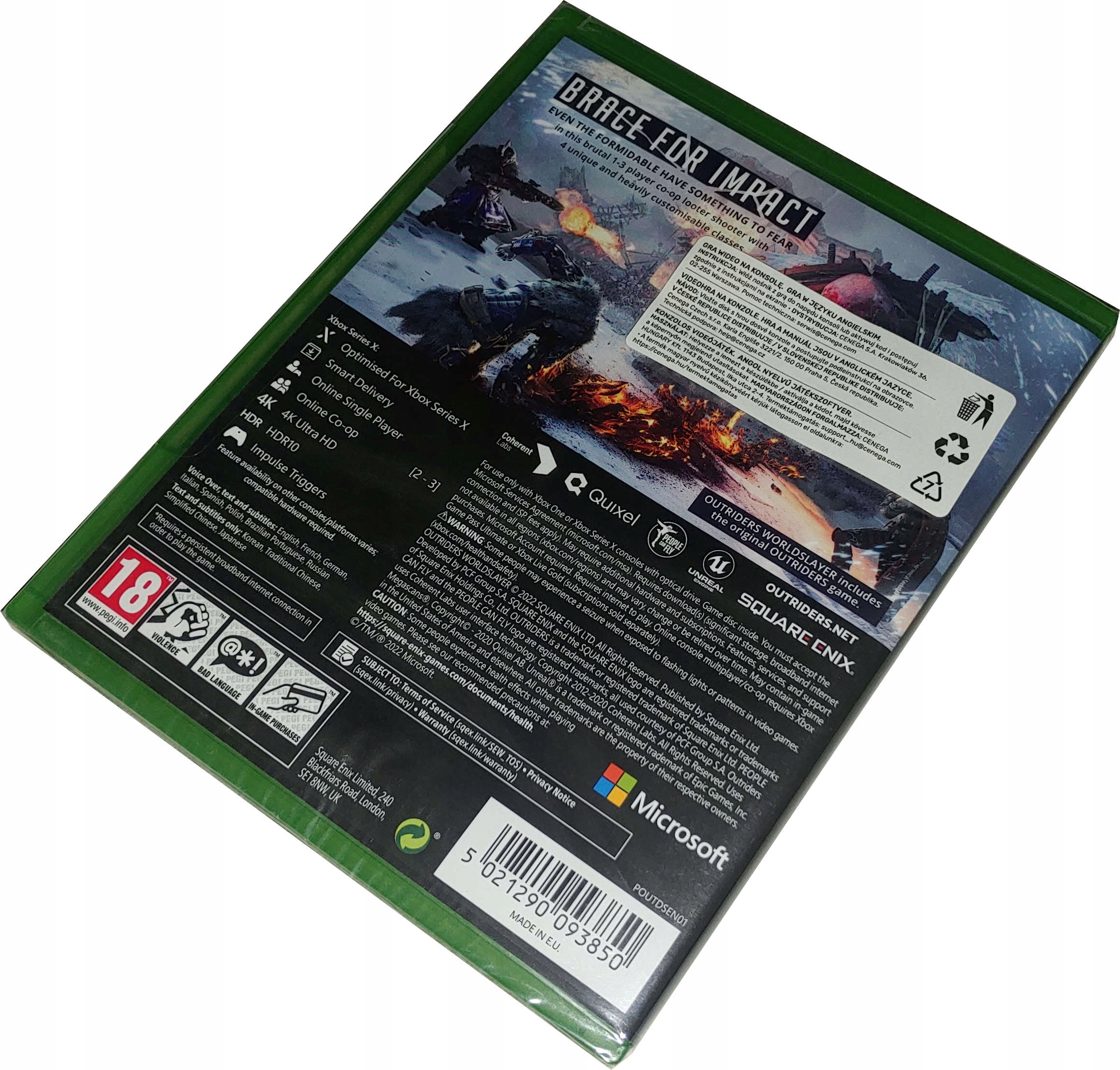OUTRIDERS WORLDSLAYER / NOWA / PL / XO/XSX / XBOX ONE / SERIES X Stan opakowania oryginalne