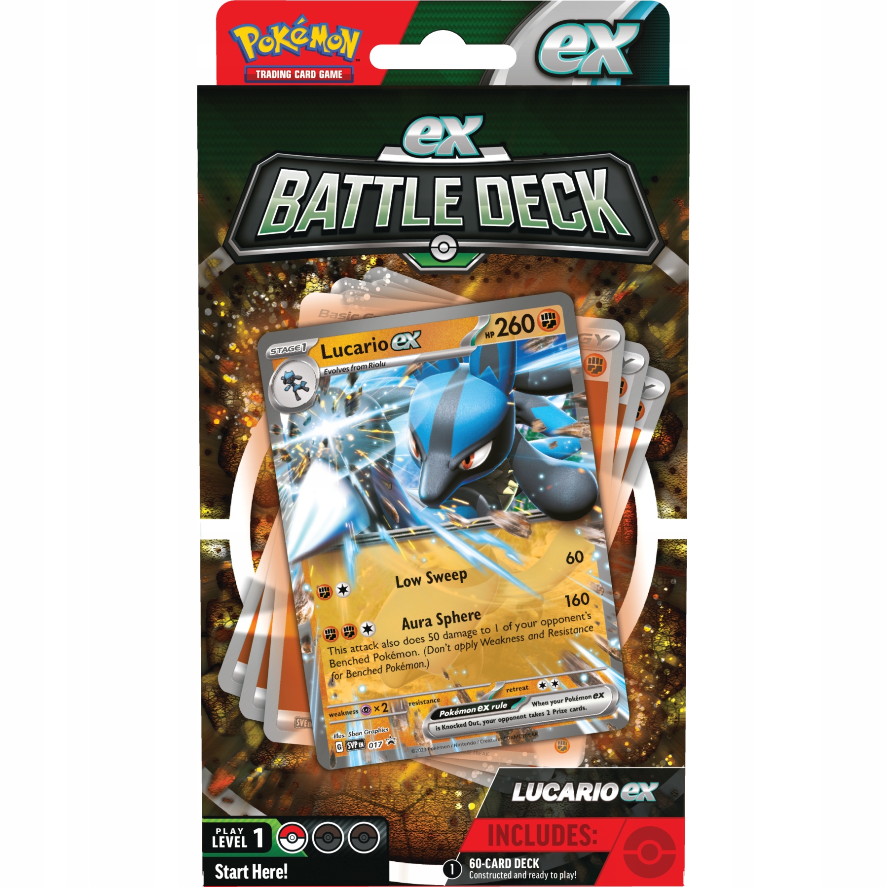 

Zestaw Pokemon Tcg: Ex Battle Deck Lucario