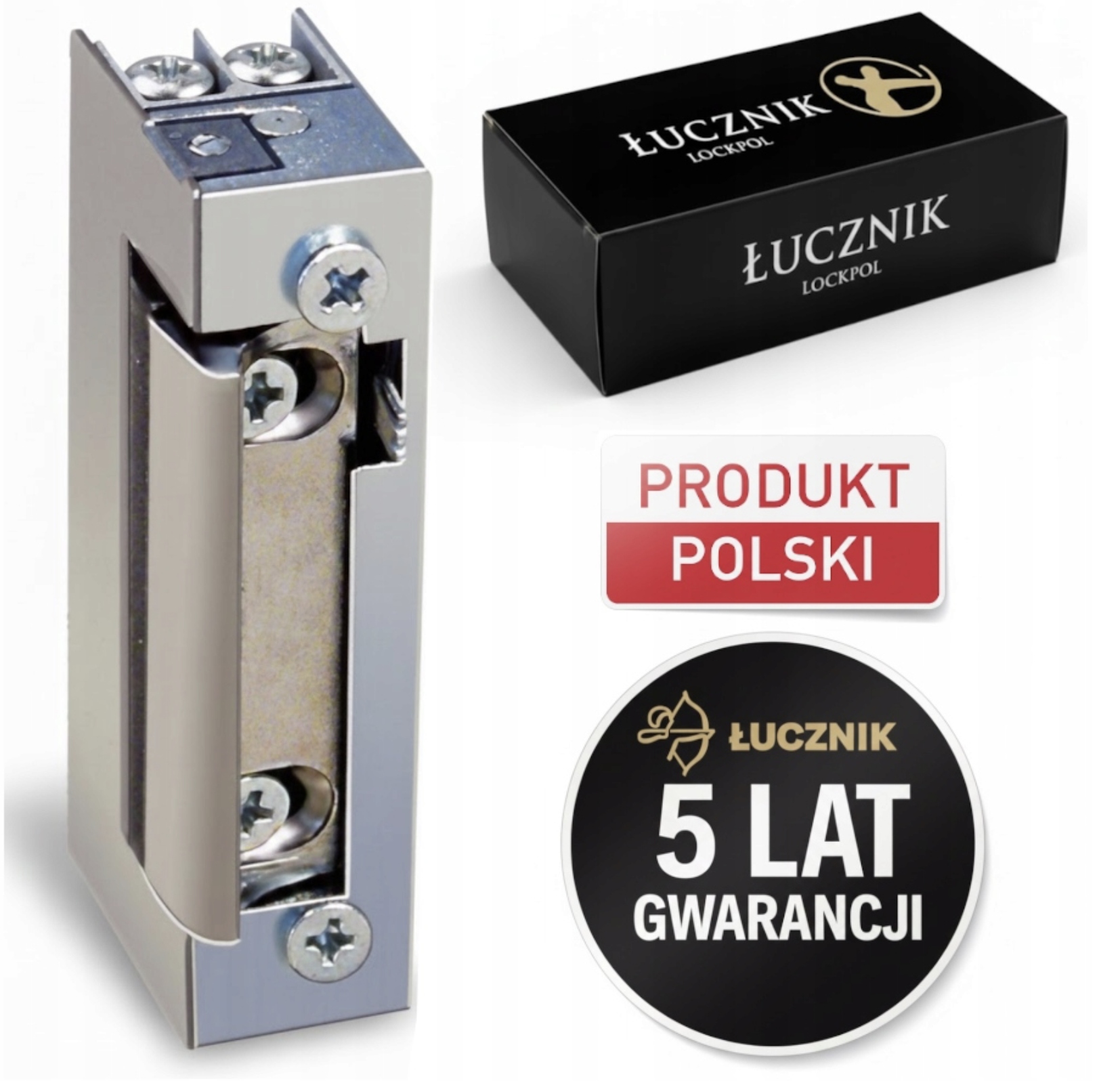 Elektrozávěs pro dveře Brány Úzký s Vypínačem Den/noc 12-24V