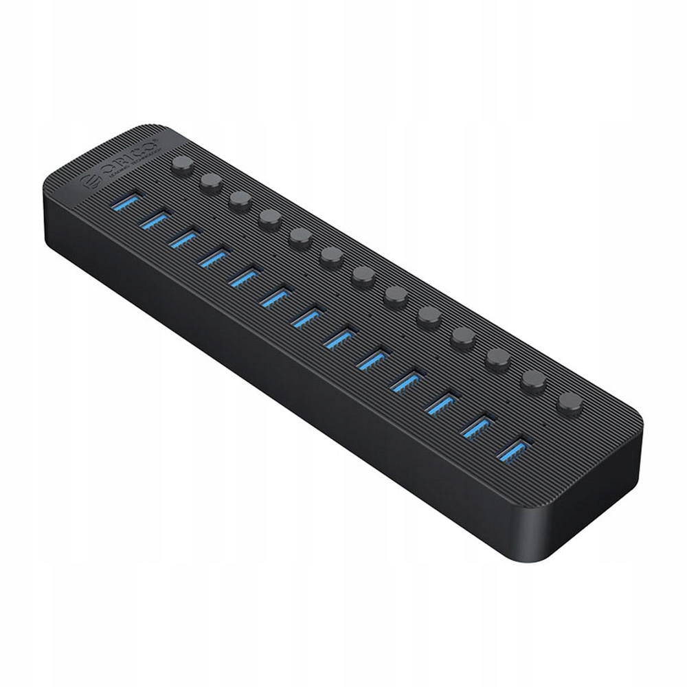 Orico Aktivní hub 13*USB-A 5Gbps Bc 1.2 60W černý