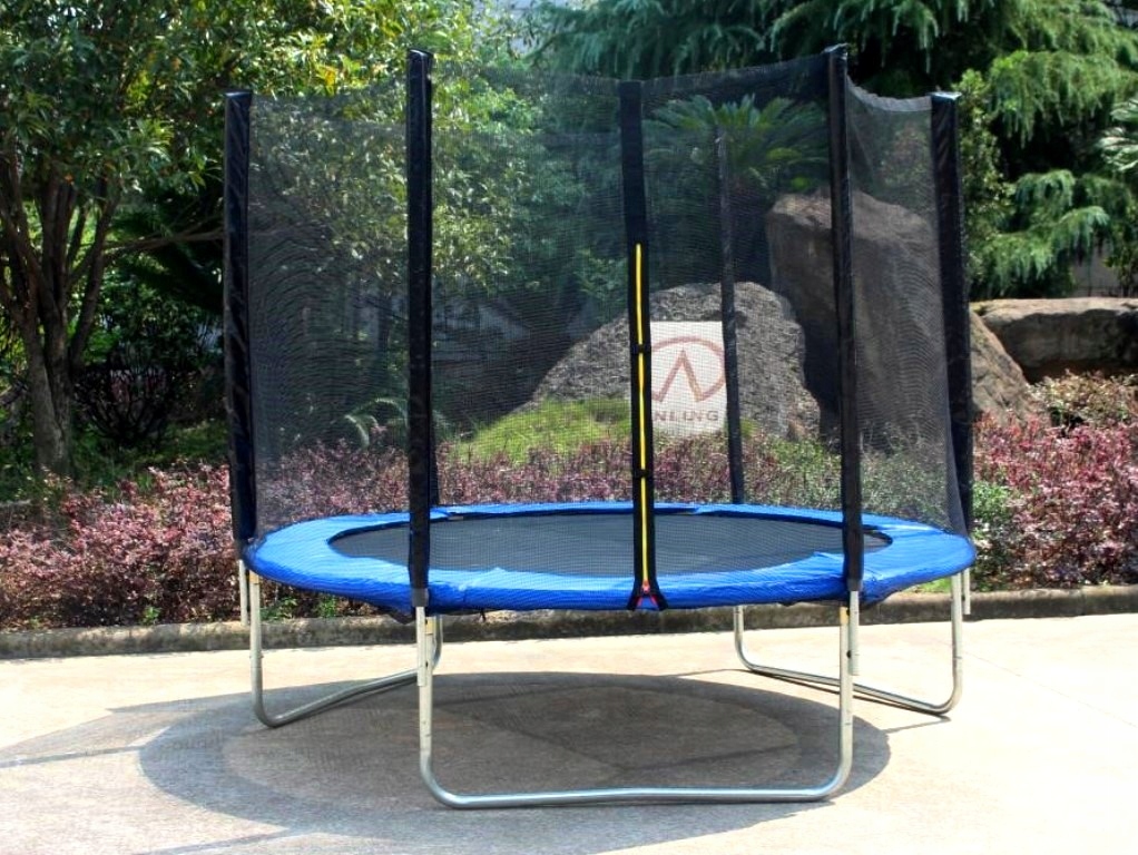 TRAMPOLINA OGRODOWA 6FT 183CM DRABINA R-SPORT Rozmiar (ft) 6 (180-183 cm)