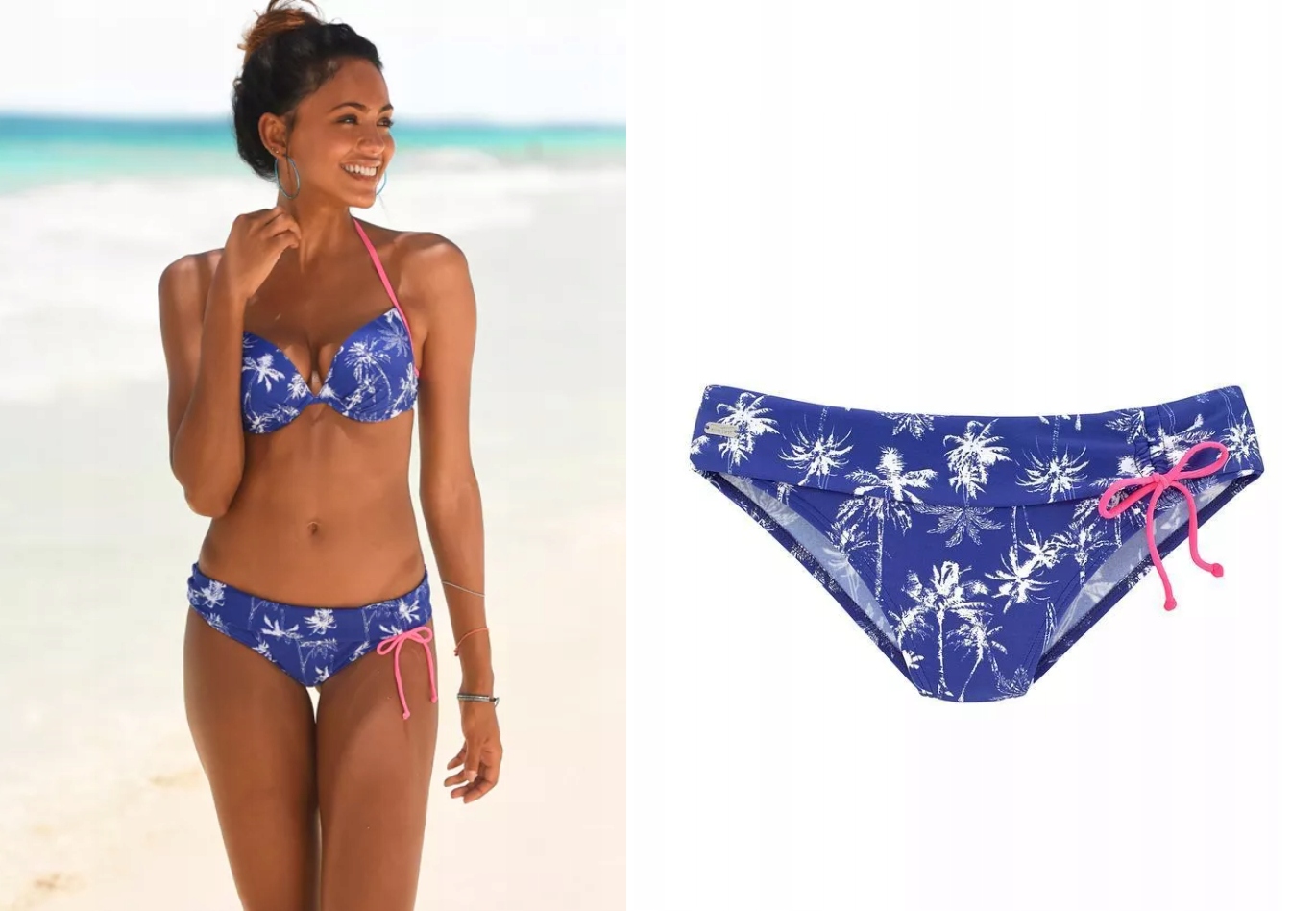 

Venice Beach bikini Tulum Wzór Palmy 34 Dół