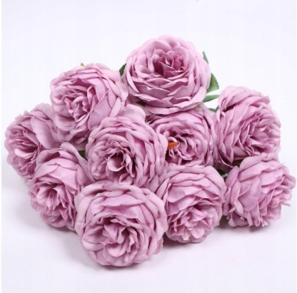 SZTUCZNE KWIATY RÓŻE ROŚLINY BUKIET BUKIECIK FIOLETOWY Kod producenta K0052