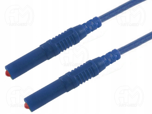 Przewód pomiar; SIL1m 2xbanan4mm bezp; WS250S100BL