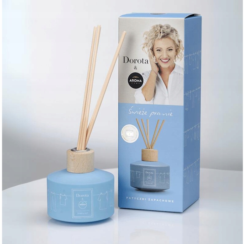 DOROTA SZELĄGOWSKA PATYCZKI ZAPACHOWE 100ML ZAPACH ŚWIEŻE PRANIE DYFUZOR Rodzaj dyfuzor z patyczkiem