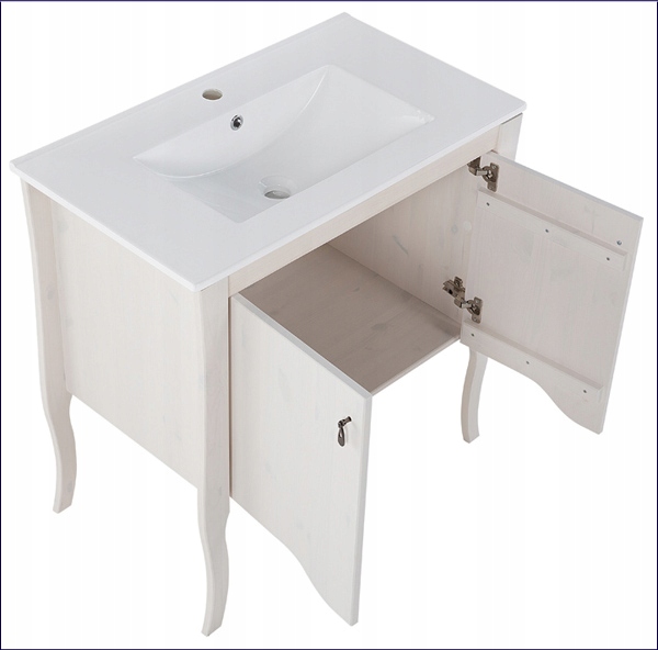 SZAFKA POD UMYWALKĘ STOJĄCA DO ŁAZIENKI DREWNIANA Marka Elior