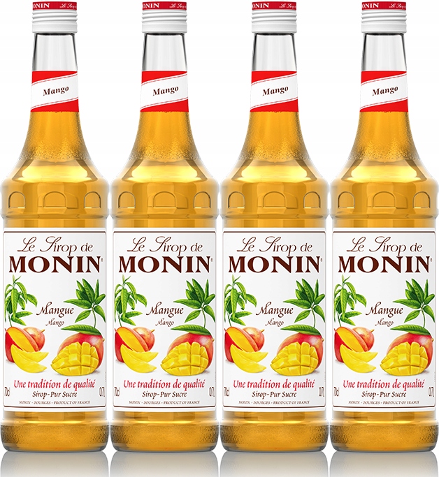 Syrop smakowy Monin Mango 700ml x4
