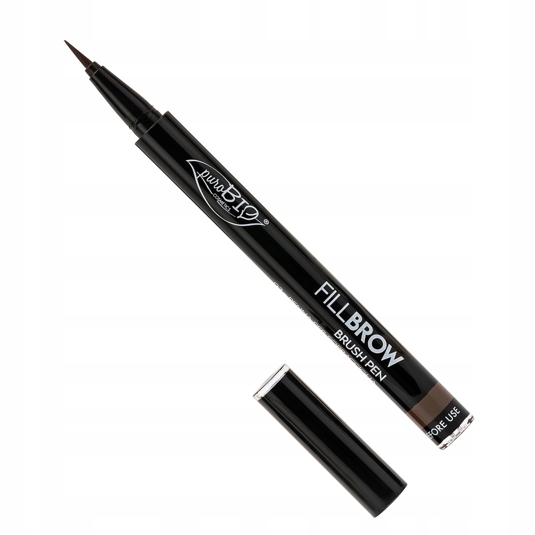 Tužka na obočí puroBIO s přesným štětečkem 03 tmavě hnědá