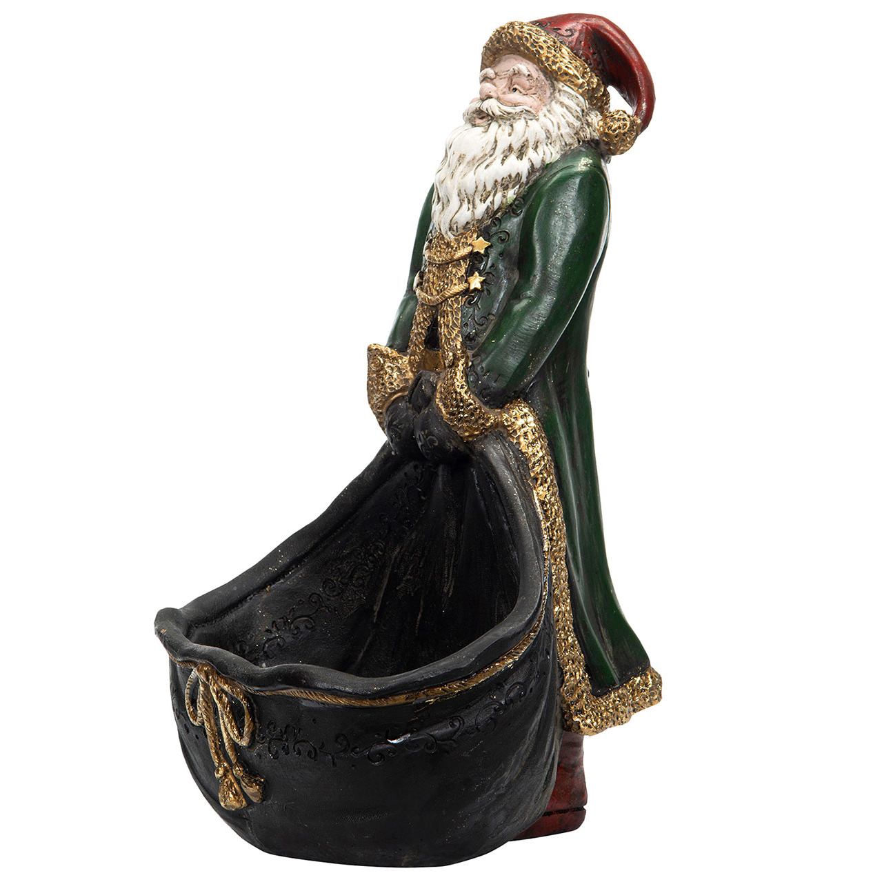 Figúrka Svätý Mikuláš S Vrecom Na Darčeky Vianoce, výška 36 cm
