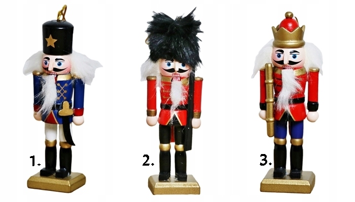 Figurka ozdoba stroik DZIADEK DO ORZECHÓW 11 cm