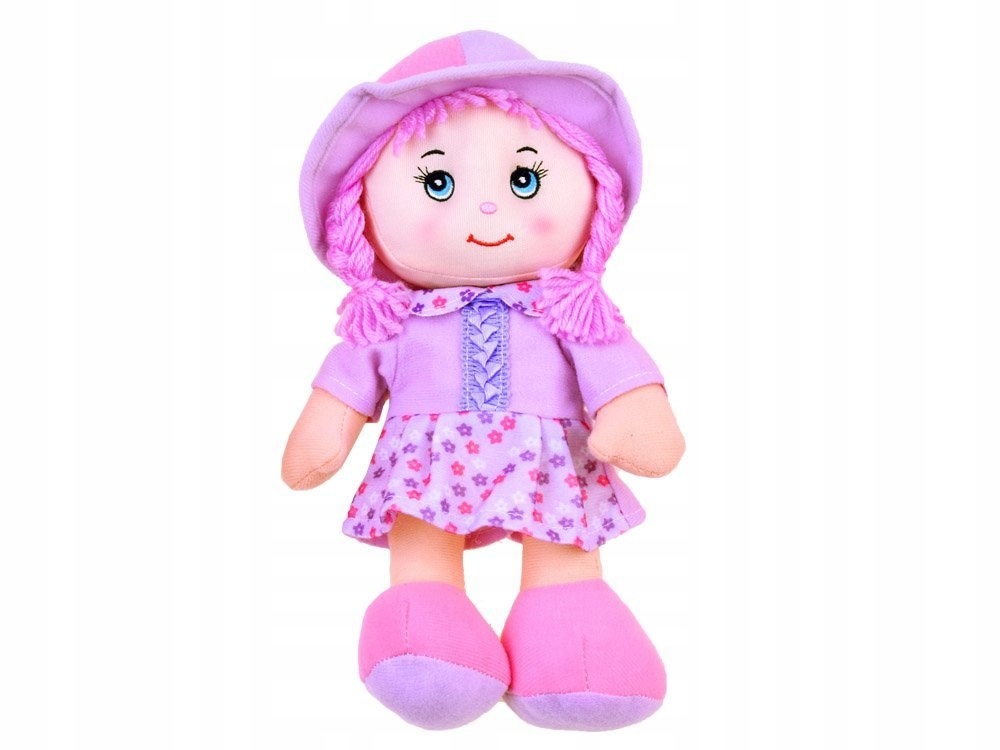 

Lalka Zuzia w kapeluszu szmaciana lala 28cm ZA2654