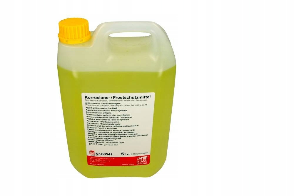 FE88541 охлаждающая жидкость 5л желтый качество G11 KON 8