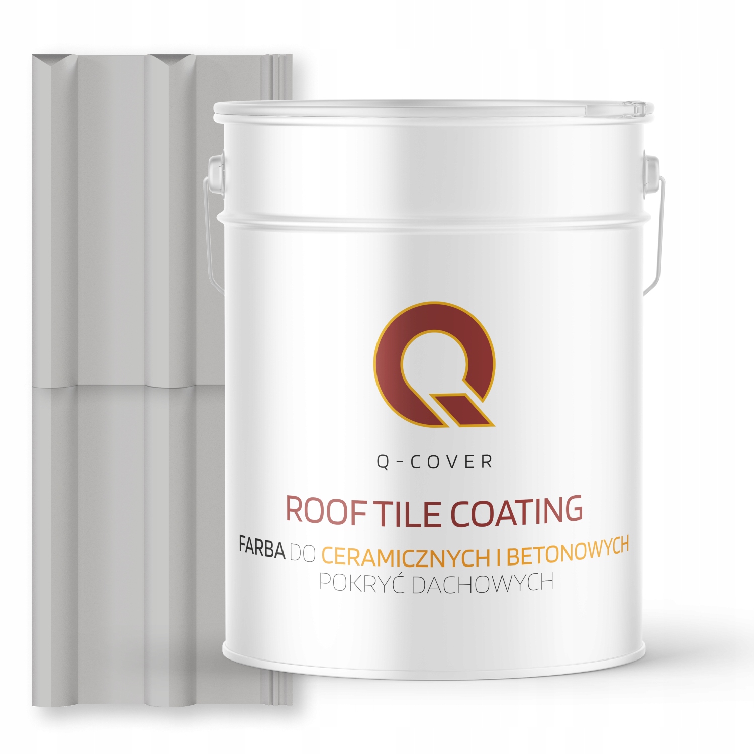 Farba Na Keramické Betónové Strechy Šedá Mliečna Ral 7047 10 L Saténová