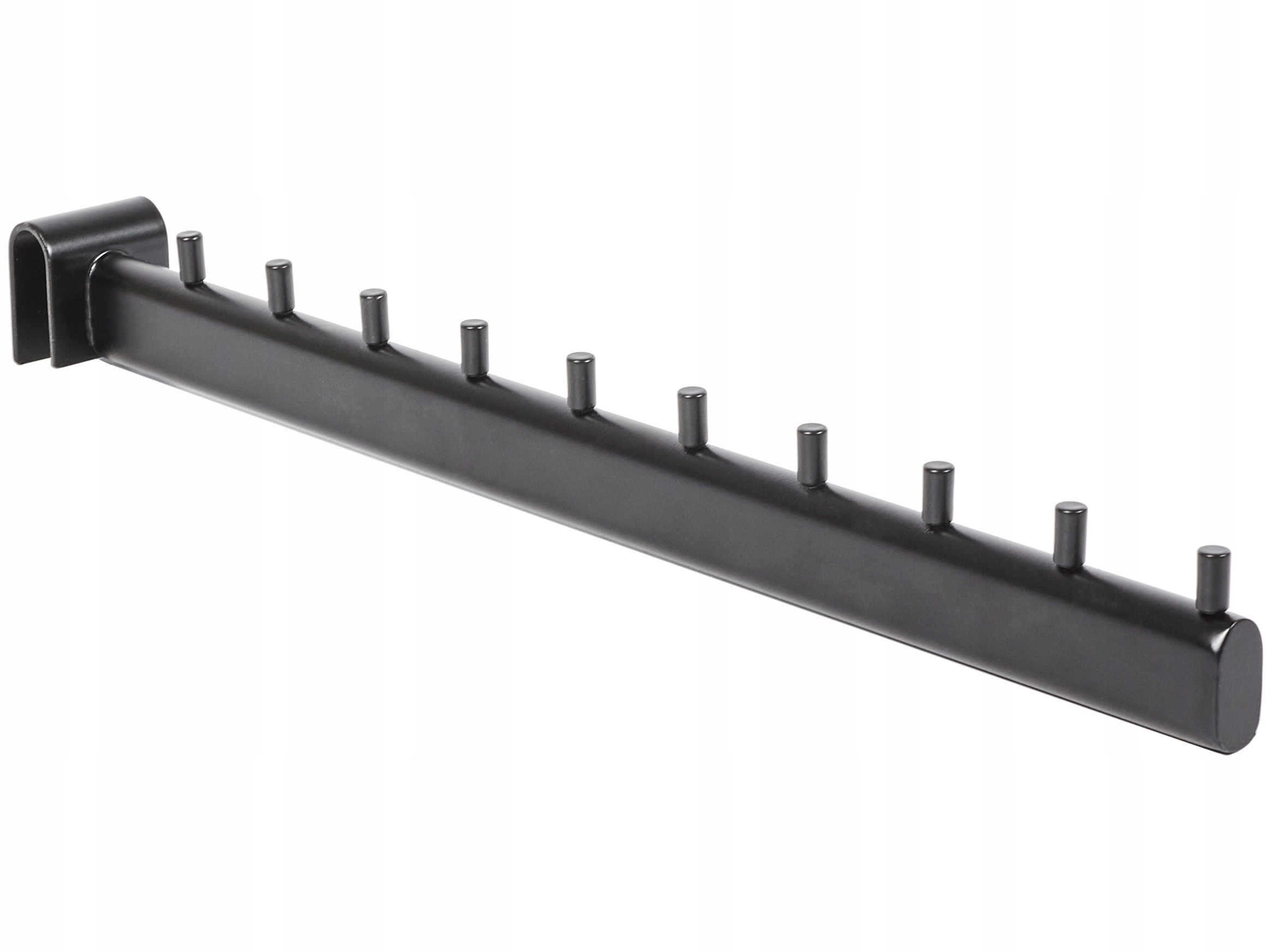 

Wieszak Prosty Na Owal Czarny 40CM Szyny 10N a1
