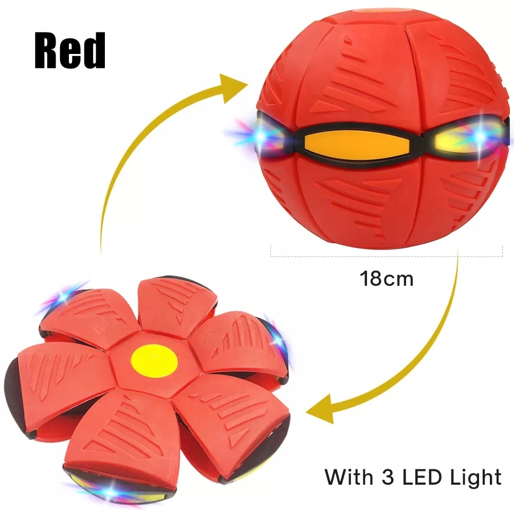 Throw Disc Ball Flying UFO Magic Balls W Led Light 12000829996 Allegro.pl