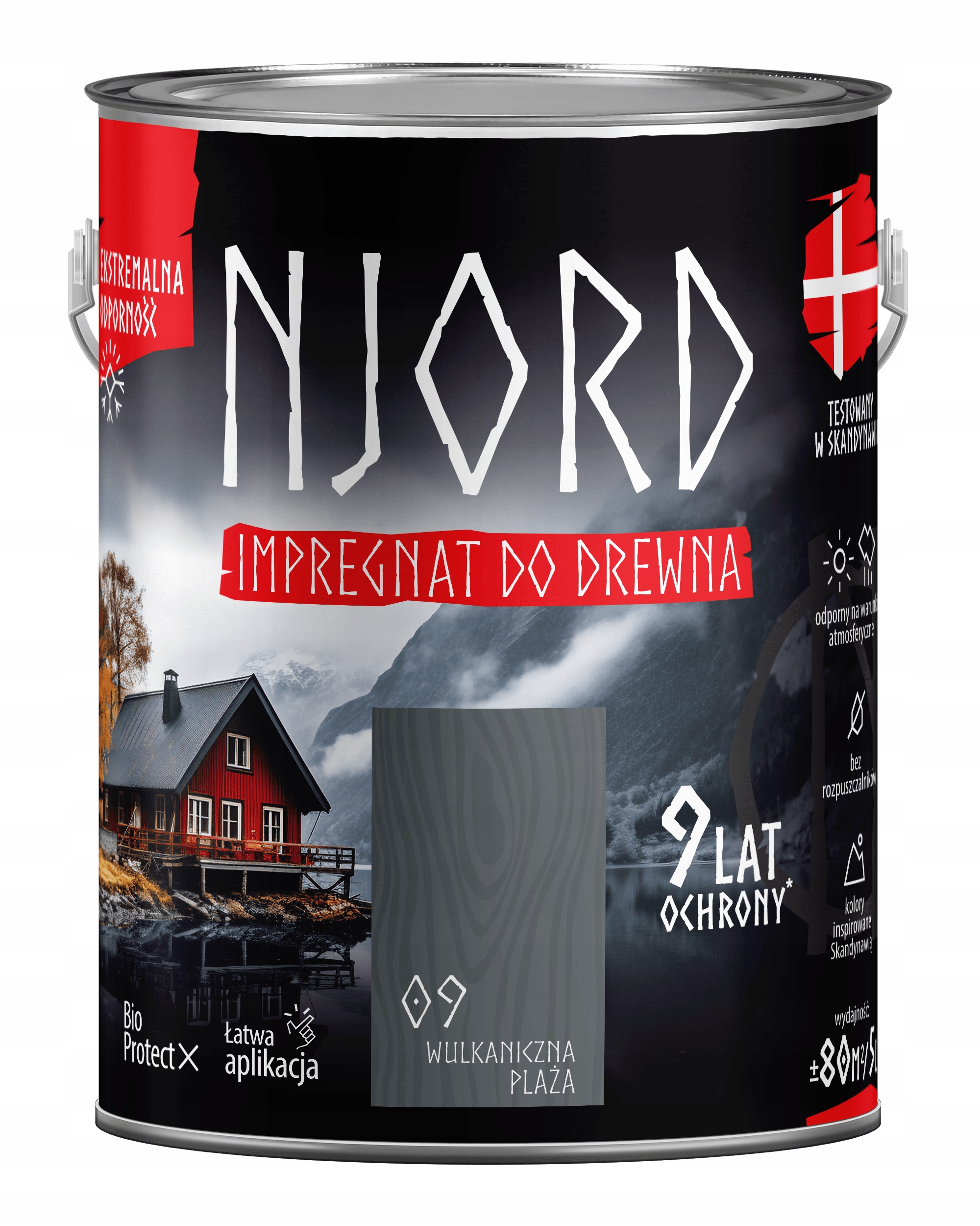 Njord Impregnat Do Drewna 5L Wulkaniczna Plaża