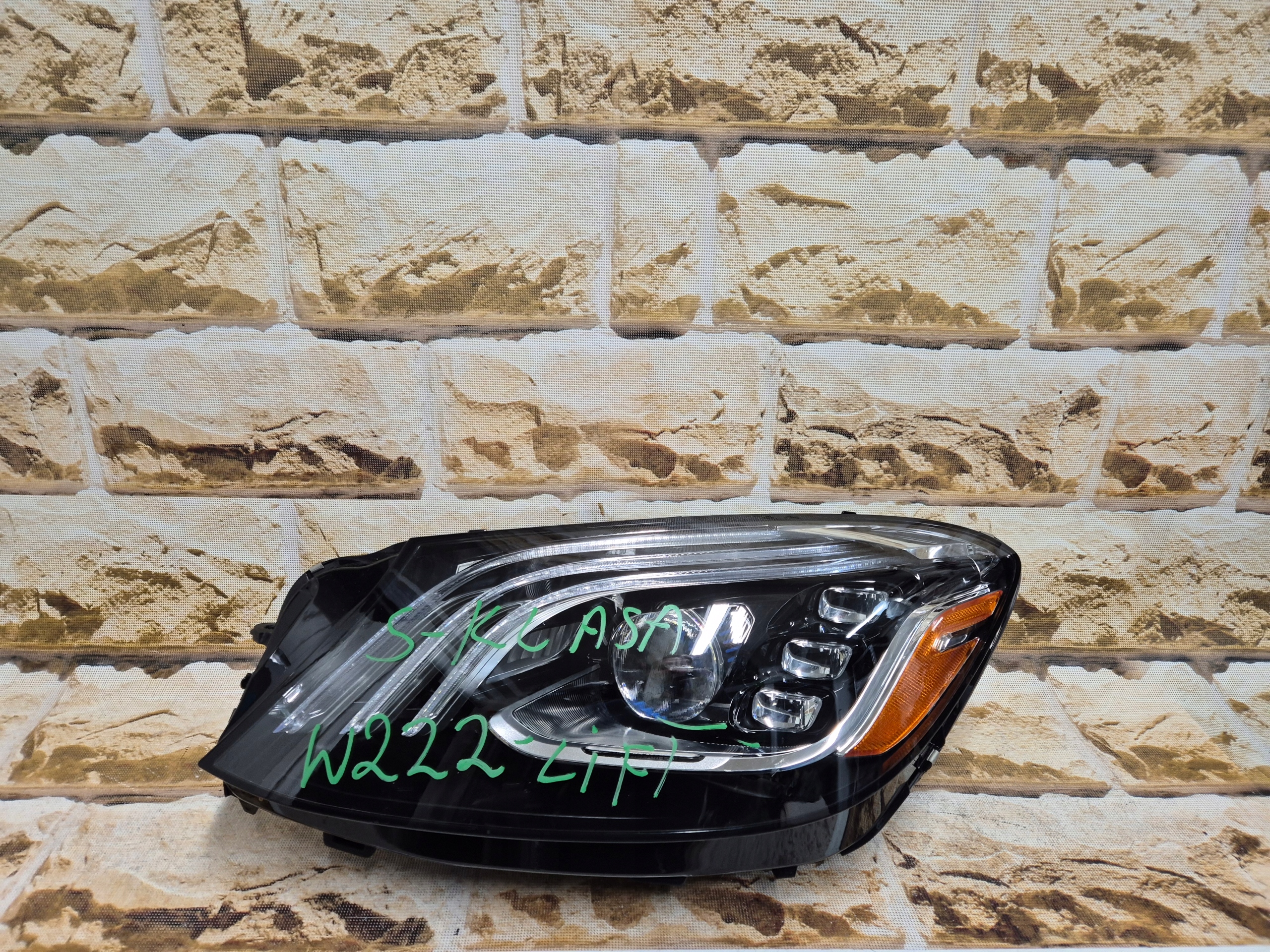 mercedes w222 s klasa lift17 multibeam led lewa usa ameryka