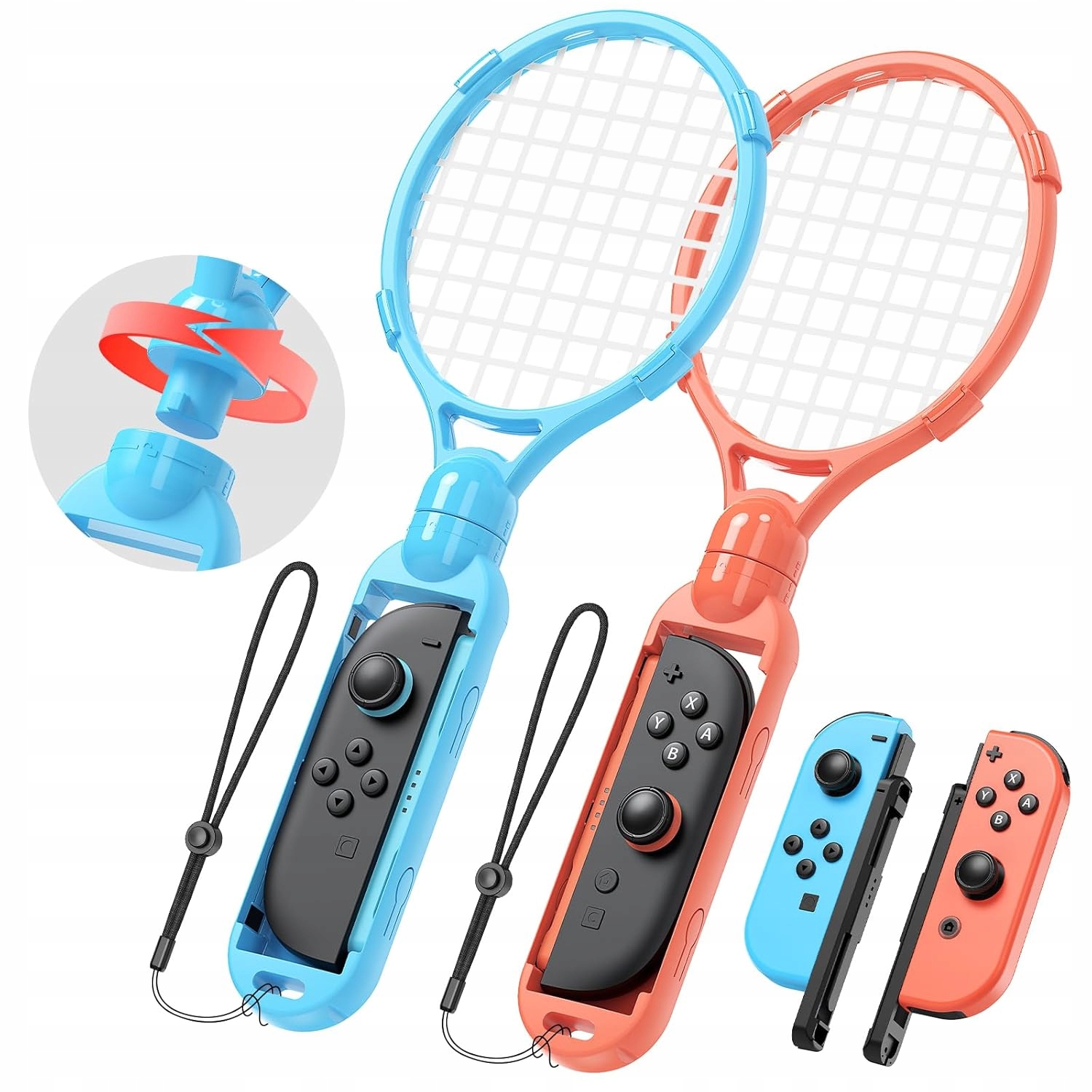 2x Paletki Rakietki tenisowe do Nintendo Switch 2 / Switch 1