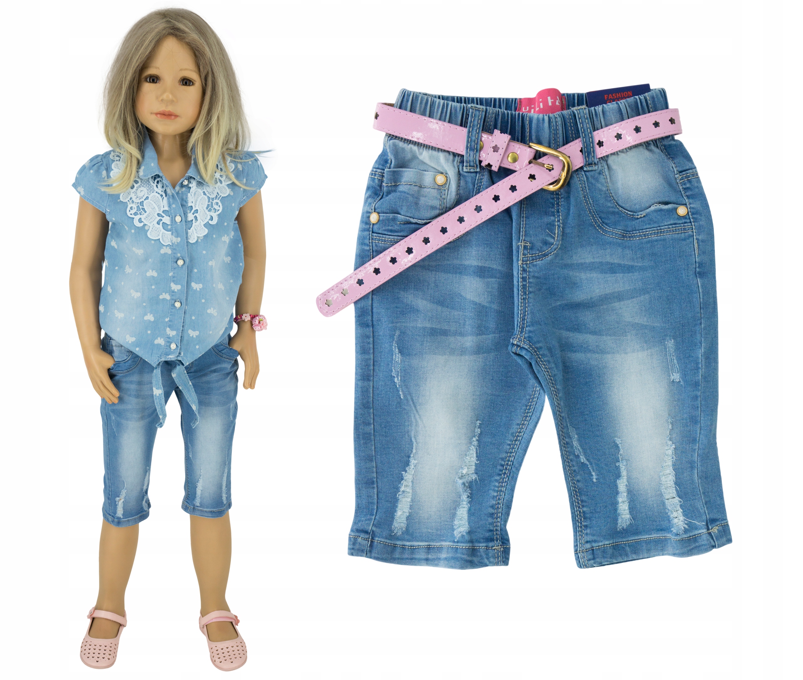 

Spodenki jeansowe z lycrą M0104A rozmiar 98/104