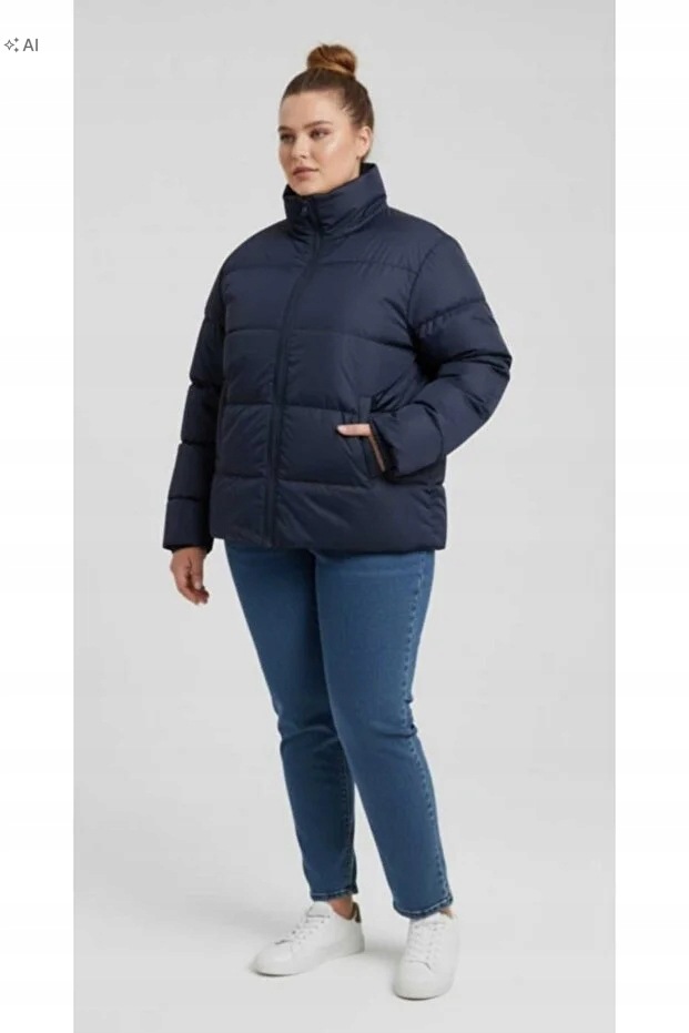 Tlustá Dámská Prošívaná Bunda Ve Sportovním Stylu XXL 5IA