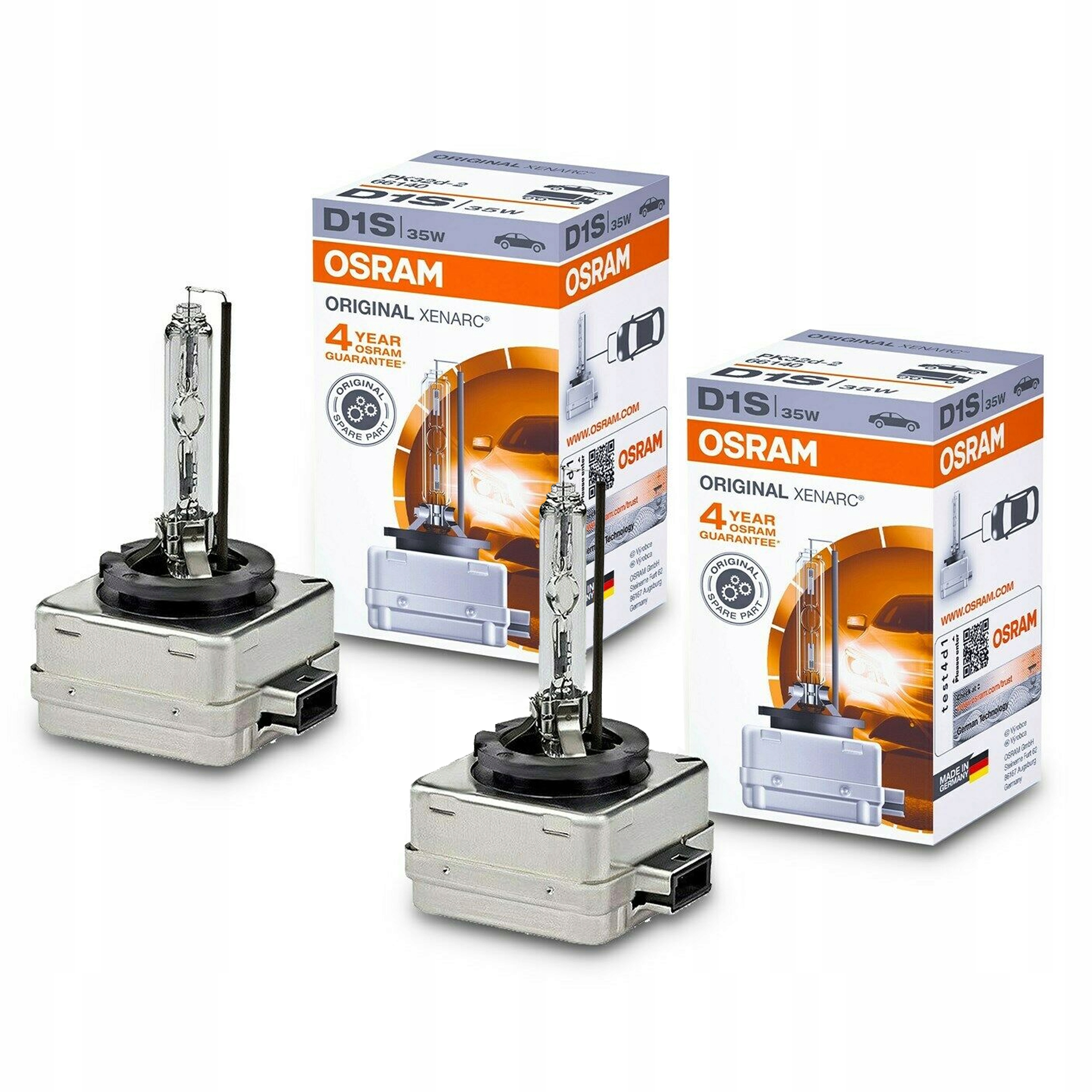 

D1S Osram Xenarc Original Żarnik Ksenon 2 szt