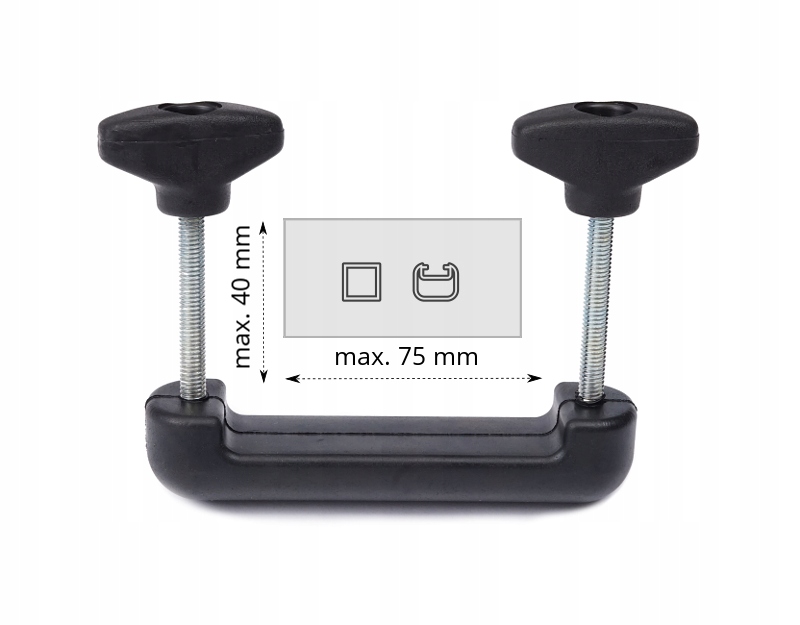 2x UCHWYT ROWEROWY BAGAZNIK DACHOWY NA ROWER DACH Bicycle frame diameter 3075 mm