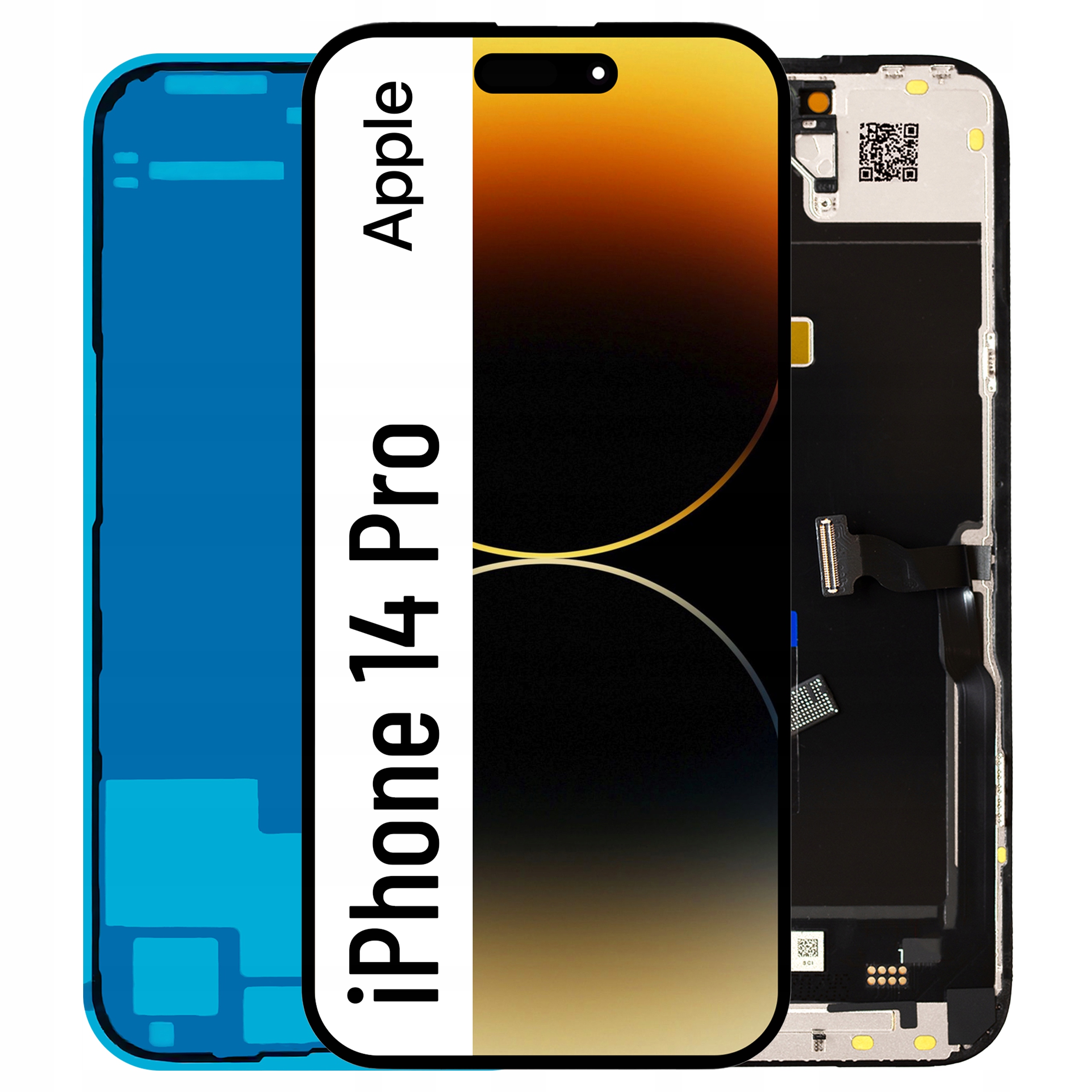 Incell Jk pro iPhone 14 Pro LCD displej Digitizer Dotyk +dárek