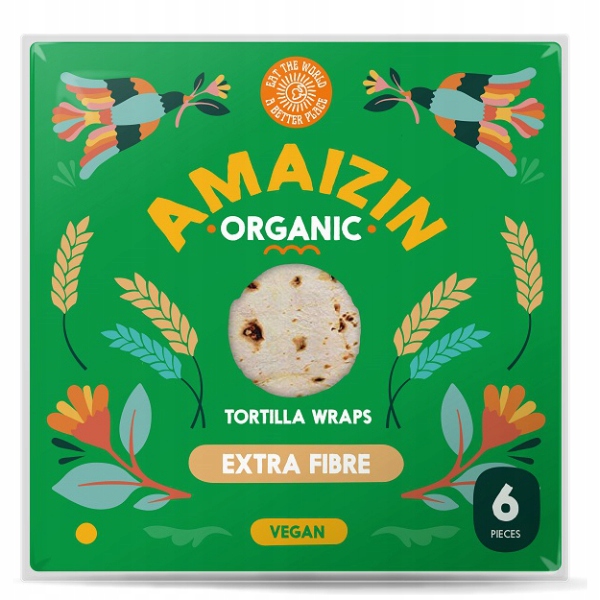 

Tortilla wraps z otrębami Bio 240g