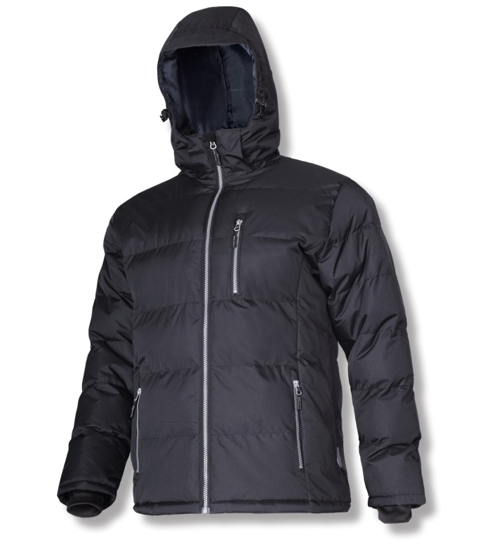 Лахті Куртка утеплена стьобана чорна. XXL