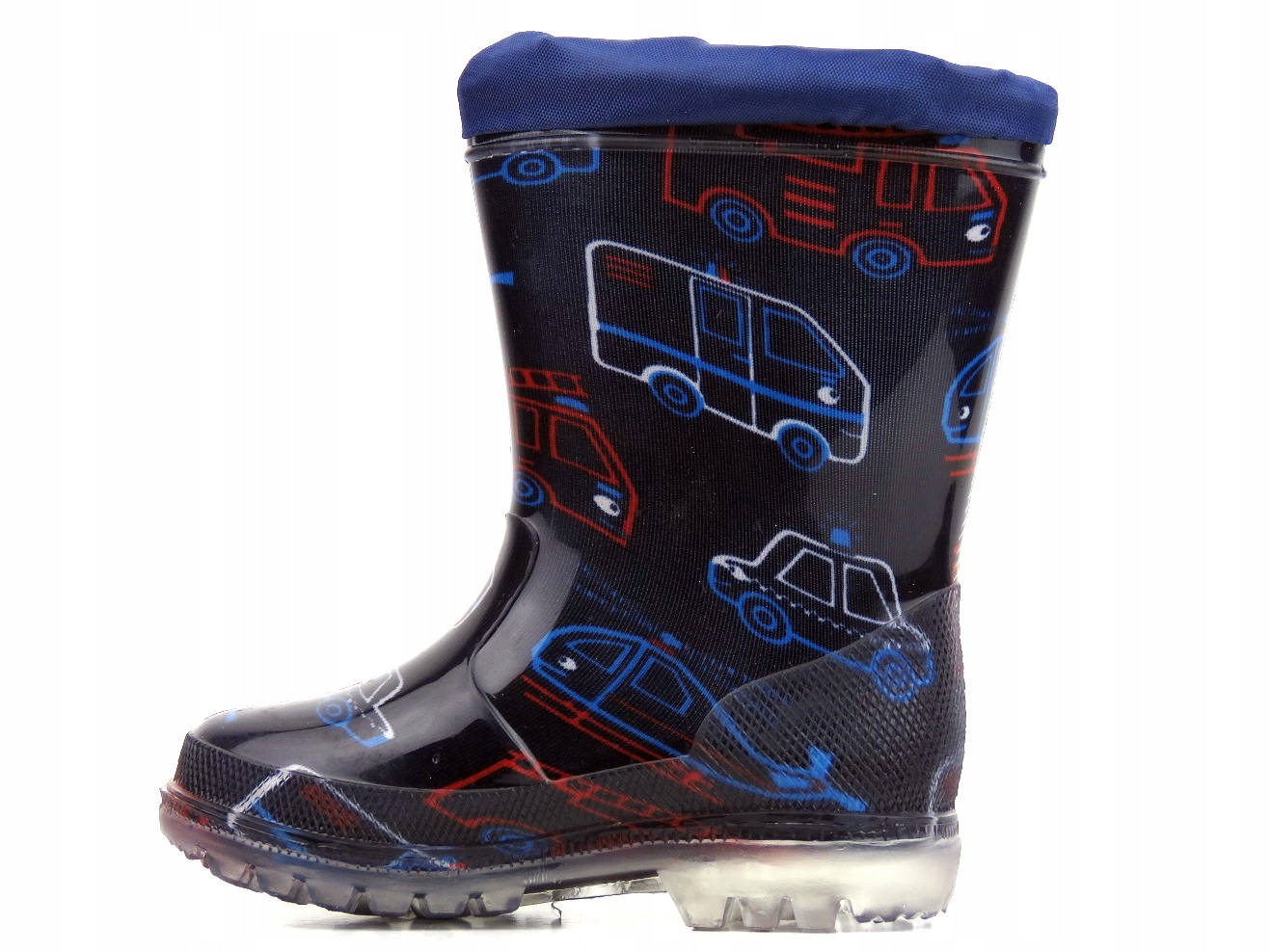 Kalosze dla dzieci Wojtyłko 2204G auta rozm. 34 Rozmiar (new) 34