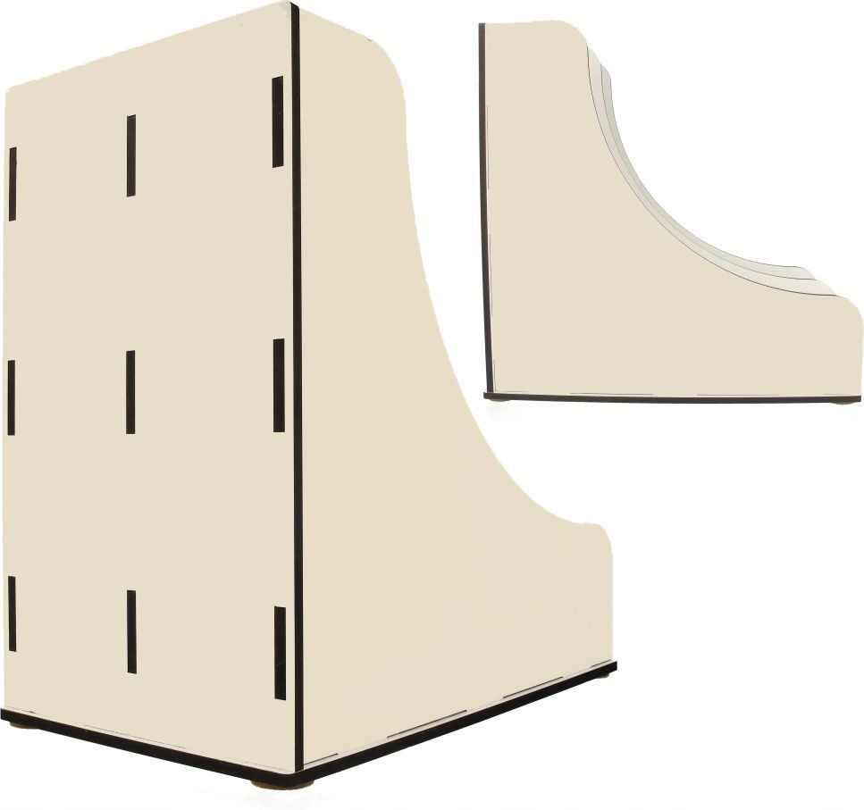 STOJAK NA PŁYTY WINYLOWE ORGANIZER WINYLE BEŻOWY 20 CM 50 PŁYT Marka Inna