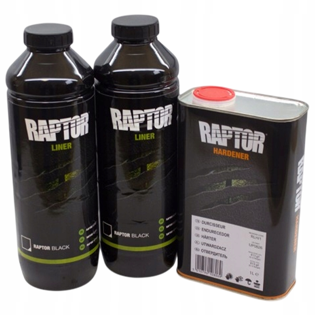 Środek Do Ochrony Karoserii U-pol Raptor Czarny 2 Butelki