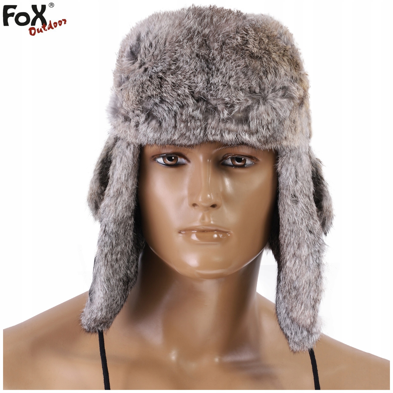 CZAPKA USZATKA FUTRZANA ZIMOWA USZANKA FOX L Kod producenta 10020-XL