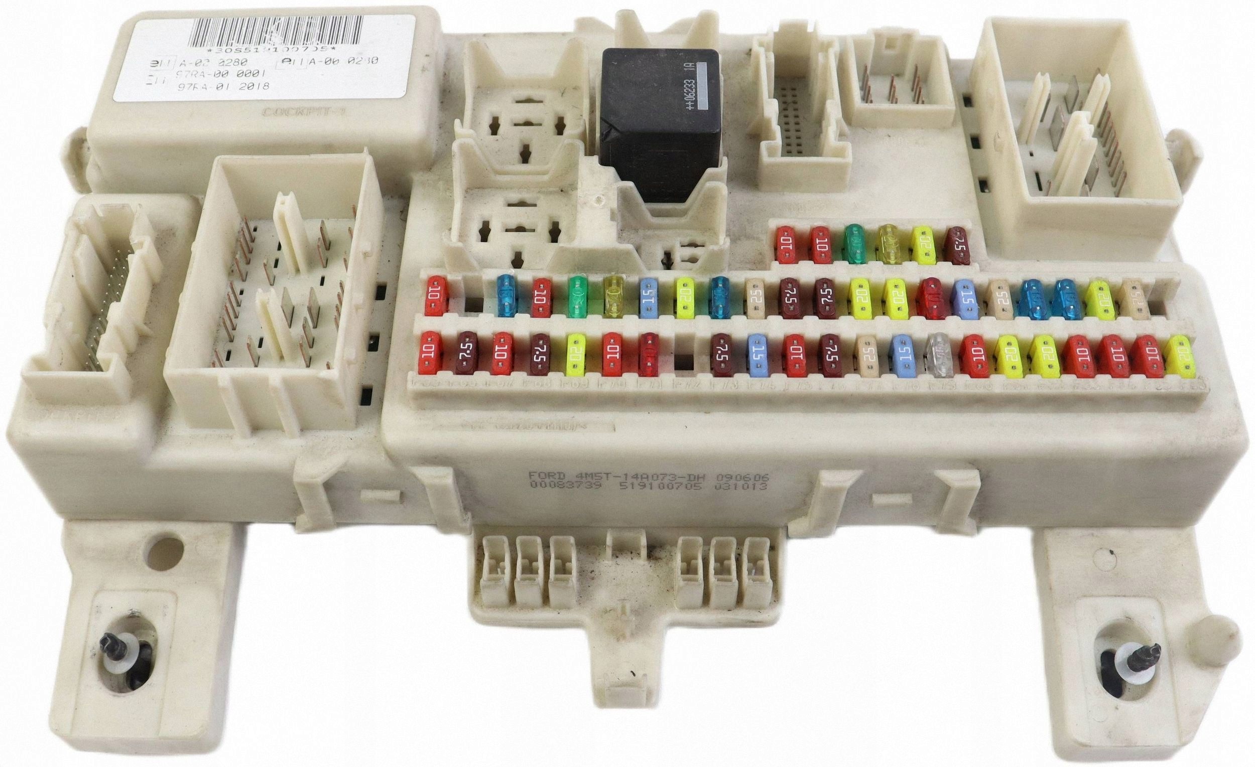 FORD FOCUS MK2 Module Module fusibles 4M5T-14A073-DH 6M5T-14014-ERC