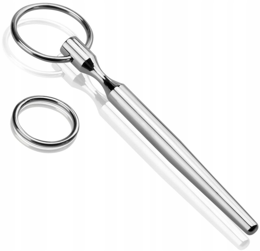 MĘSKI DILATOR MASAŻER CEWKI MOCZOWEJ + COCK RING PIERŚCIEŃ NA ŻOŁĄDŹ