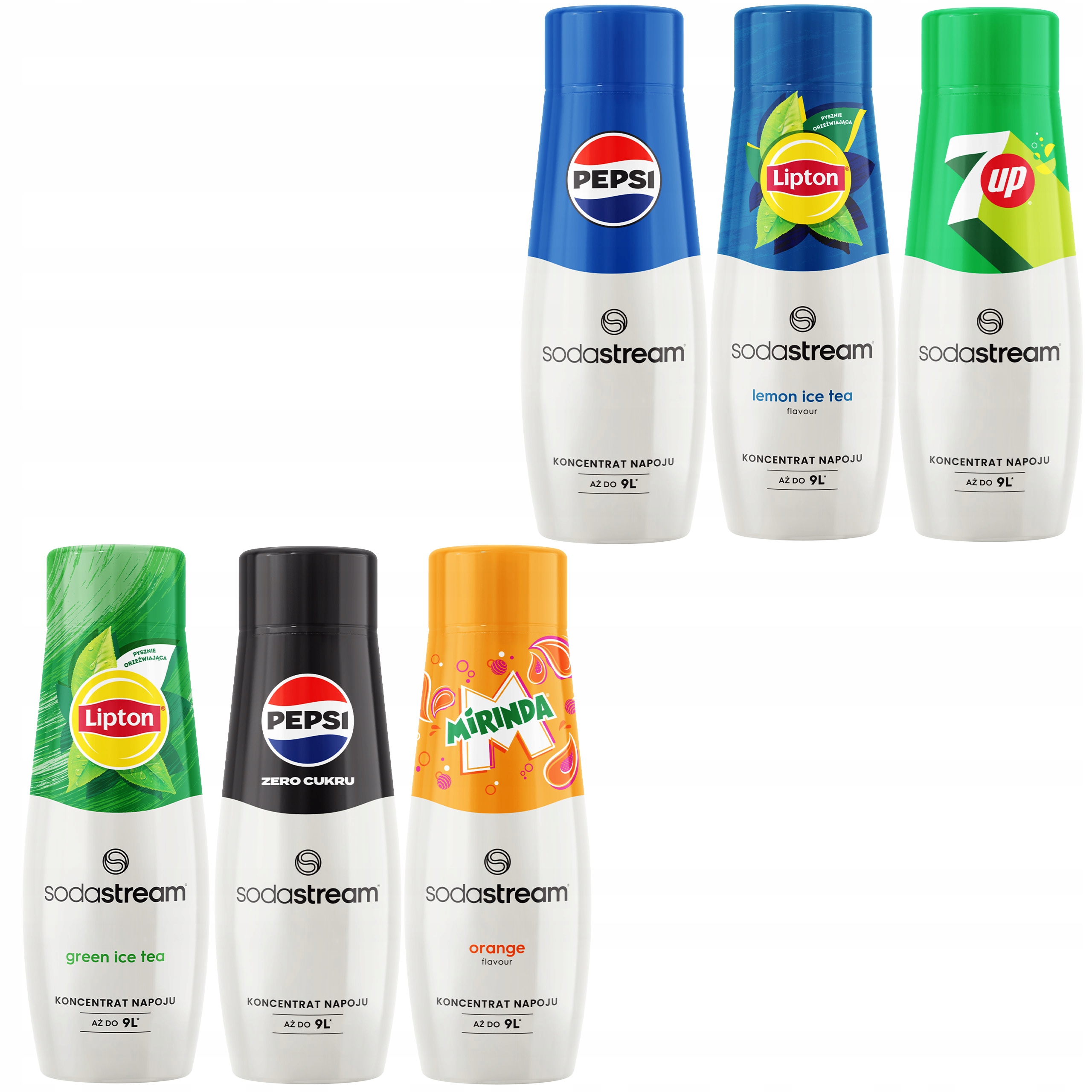 Levně SodaStream 6 příchutí koncentrátů, sada na vodu