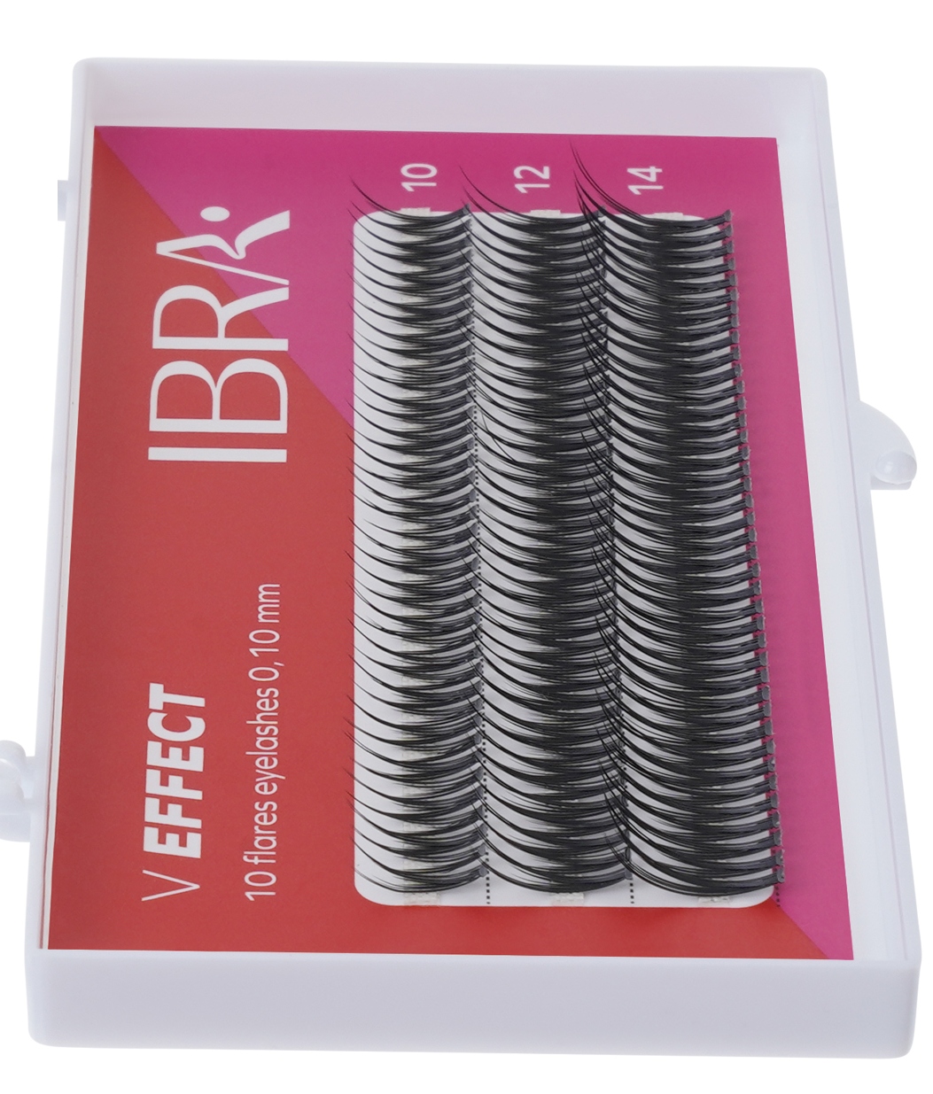 Kępki rzęs V effect B MIX IBRA Makeup Marka Ibra Makeup