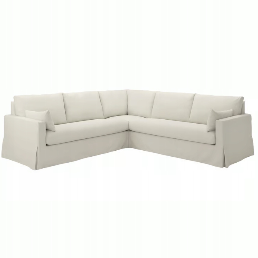 Ikea Hyltarp Pokrytie rohovej pohovky pre 4 osoby, Gransel prírodný