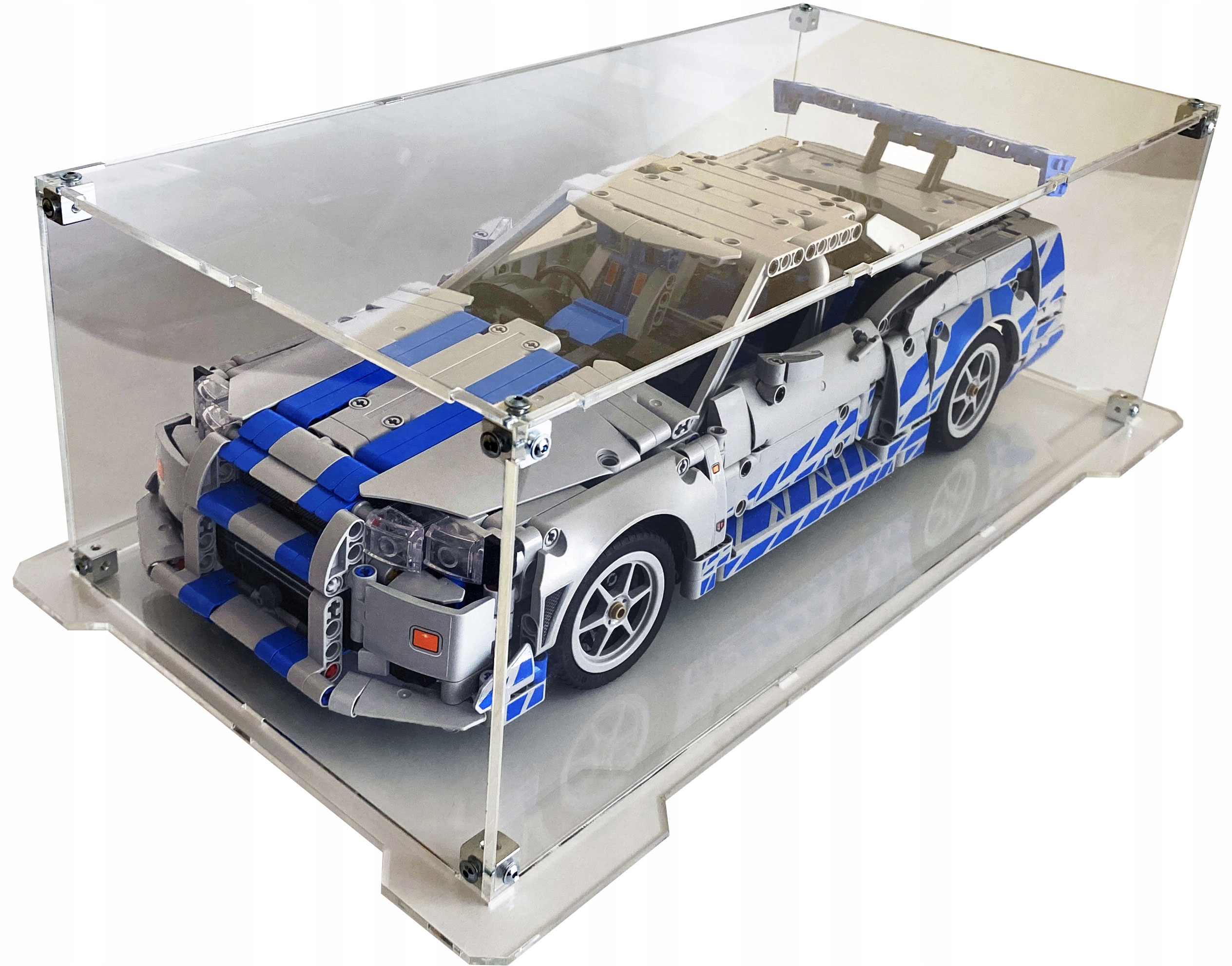 Vitrína s podstavcem pro stavebnici Lego 42210 Technic Nissan Skyline Gt-r (34)