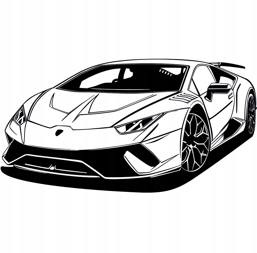 

Naklejka na ścianę Samochód Lamborghini 94x179 cm