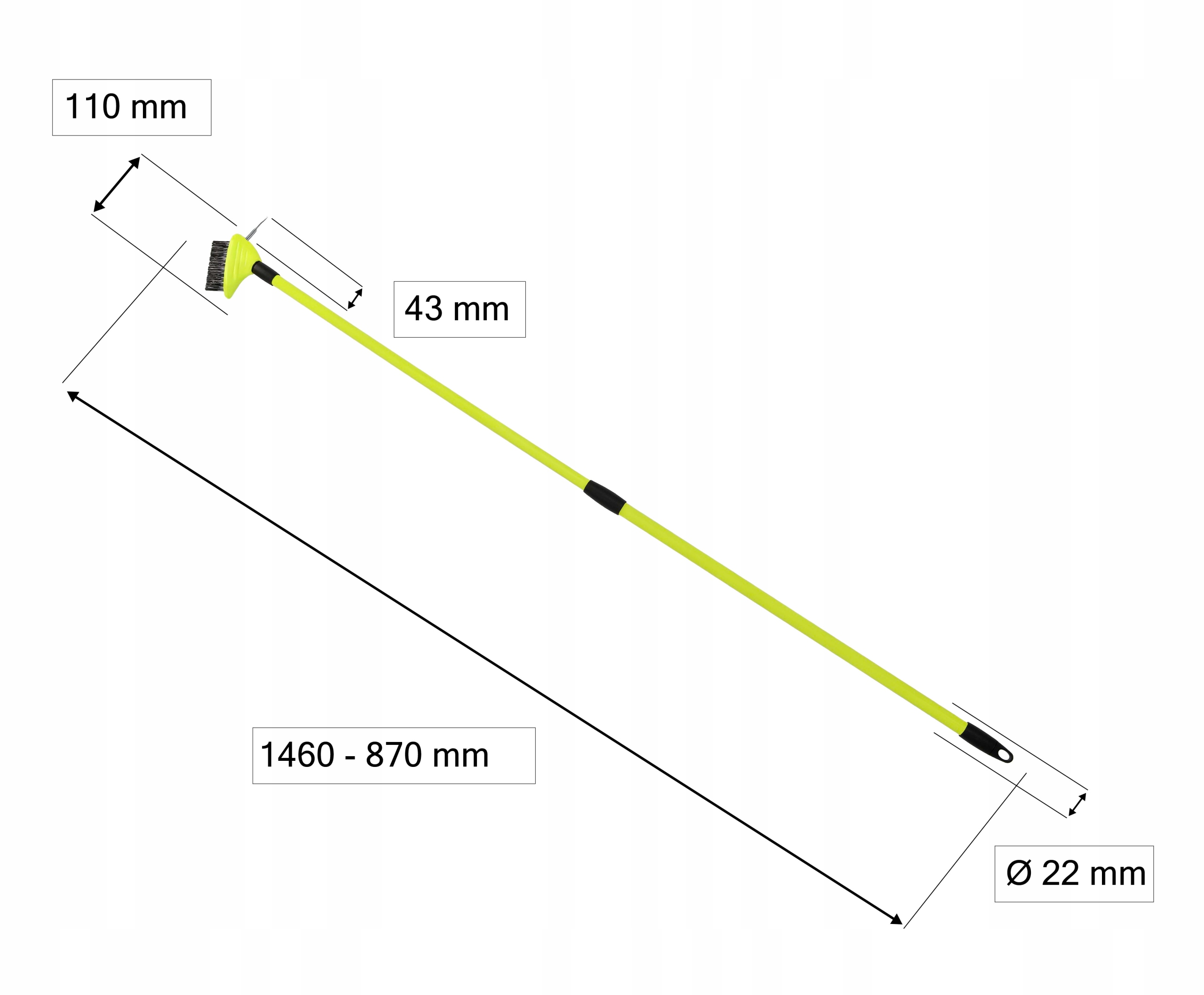 SZCZOTKA CZYSZCZENIA MCHU CHWASTÓW KOSTKI CHODNIKA EAN (GTIN) 5904994030874