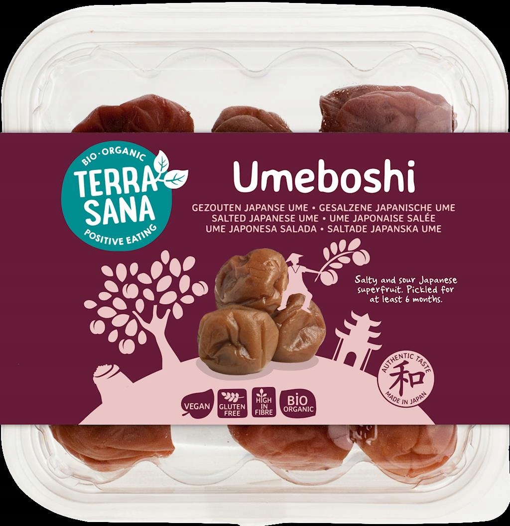 Levně Umeboshi (meruňky Japonské Kysané) Bezgutenové Bio 150 g Terrasana