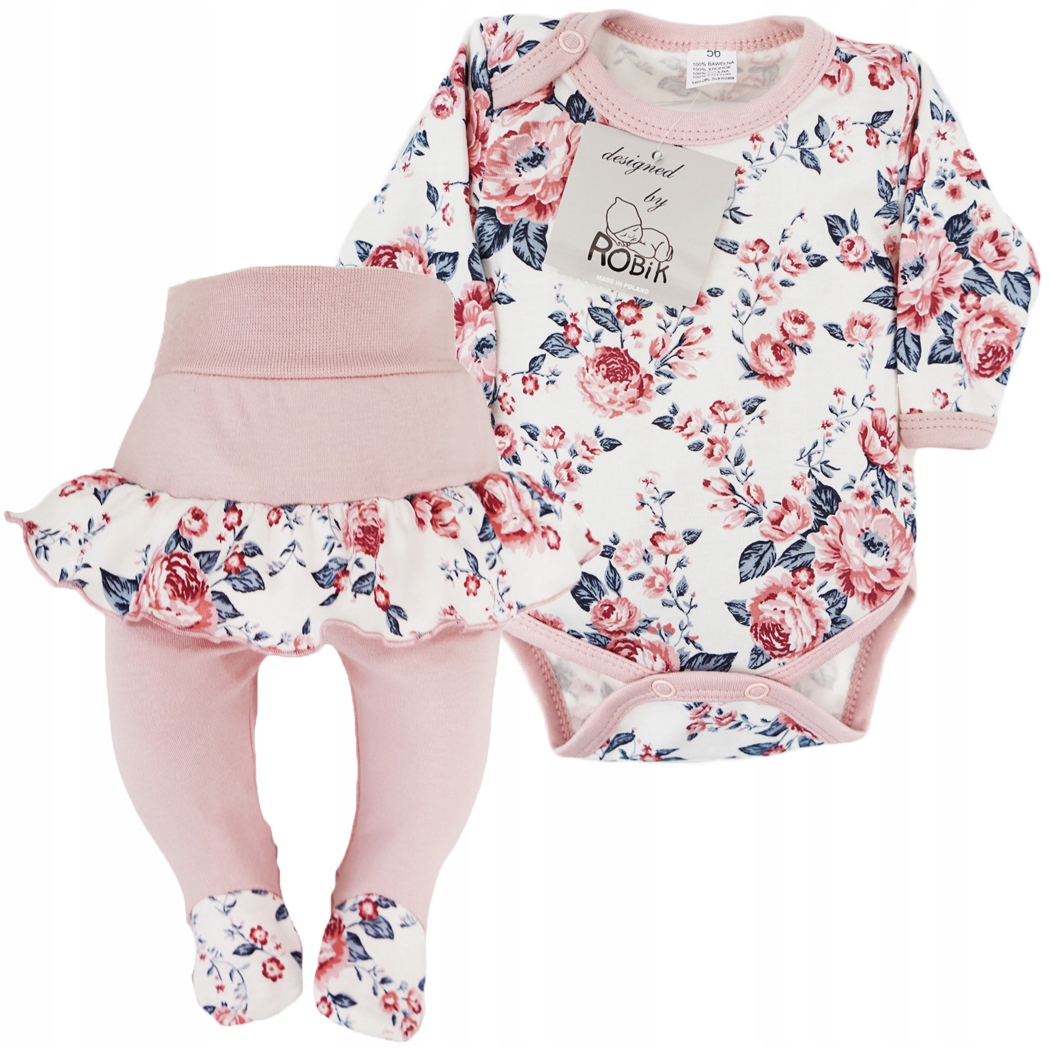 

Komplet body półśpiochy z falbanką r.68 wzór 373r